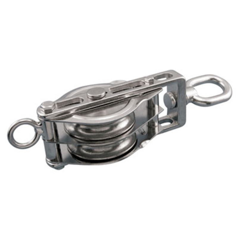 Suncor - 3 Twin Swivel Eye Block 304/316 Stainless Steel