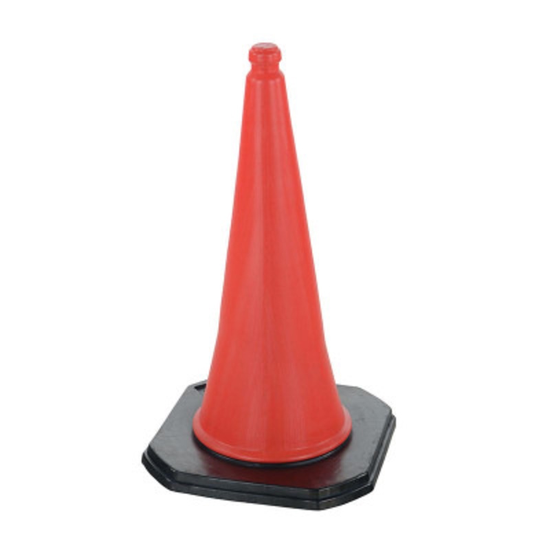 100% PVC Economy Traffic Cones 30-3/4in Height 5 Pack, Orange