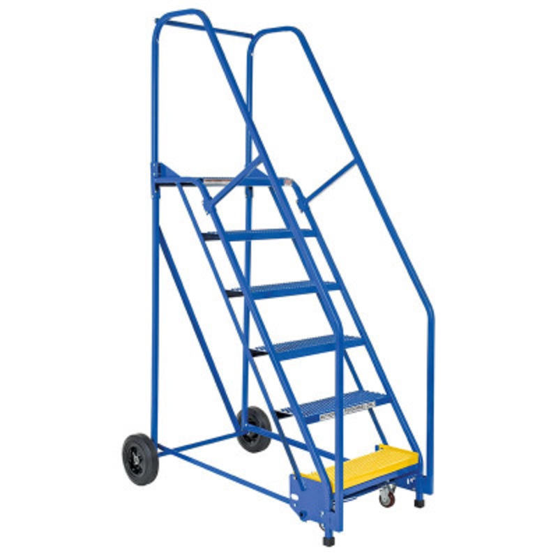 Warehouse Ladder 58 Deg Perf 6 Stp 14 In