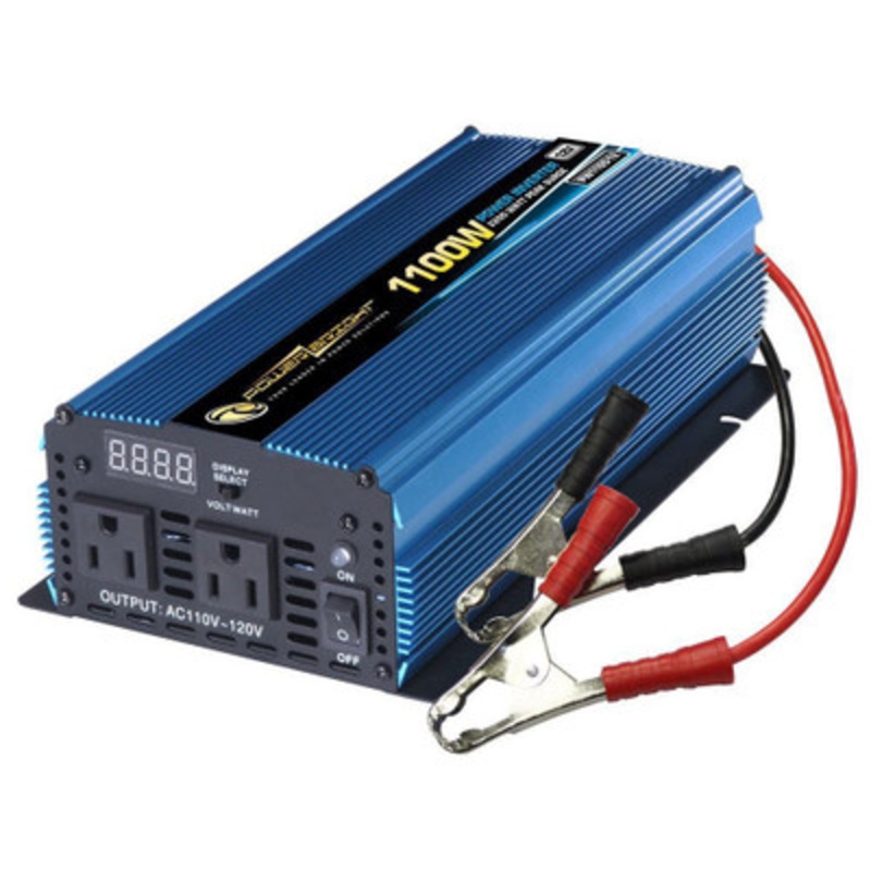 12V DC to 110V AC Power Inverter, 1100 Watt