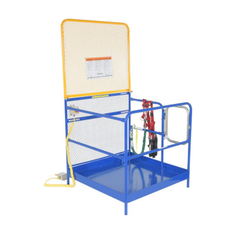 Work Platform With 84in Expanded Back, 48 x 48in, Blue
