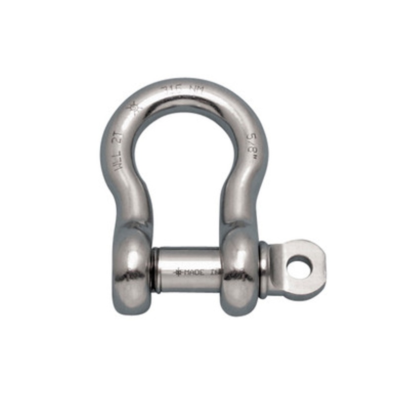 Suncor - 3/4 Anchor Shackle 316 stainless with Oversize Screw Pin