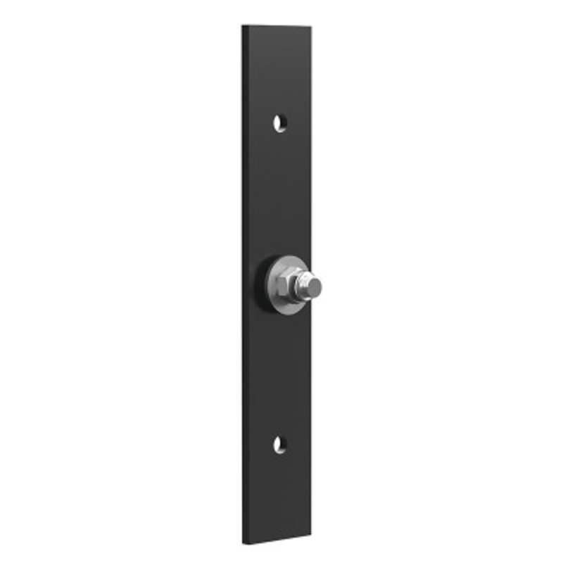 Wall Mount Plate 13in Height For Guard Rail, System,s, Black