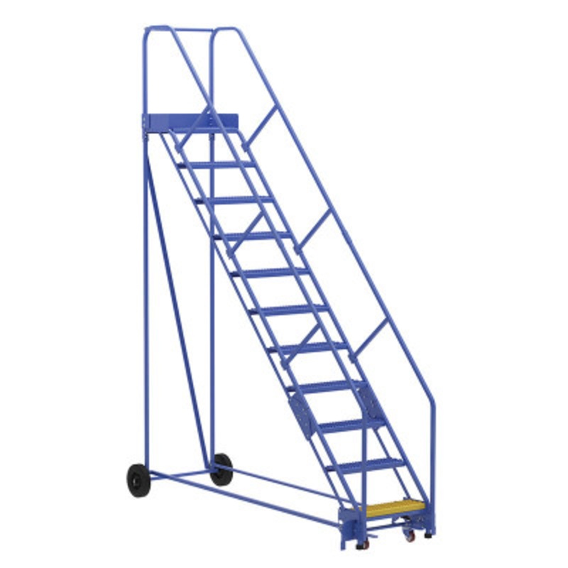 Warehouse Ladder 50 Deg Grip 11 Stp 14In