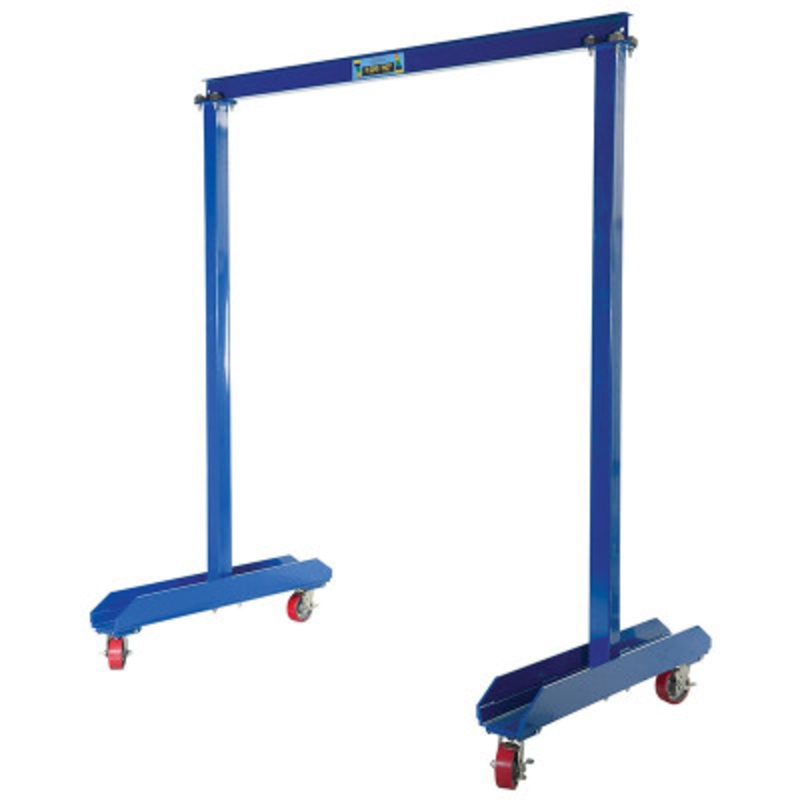 Work Area Gantry Crane 81-1/2 x 47-3/4 x 94in, 1,000lb, Blue