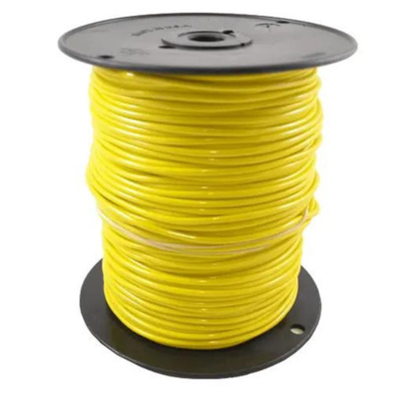 Yellow #18 AWG PVC Wire, 313ft