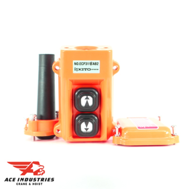 Harrington 2 PUSH BUTTON SWITCH Two Speed Station (DS) ECP311BAB