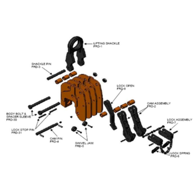 J.C. Renfroe Model FRD - 6 Ton Rebuild/Repair Kit