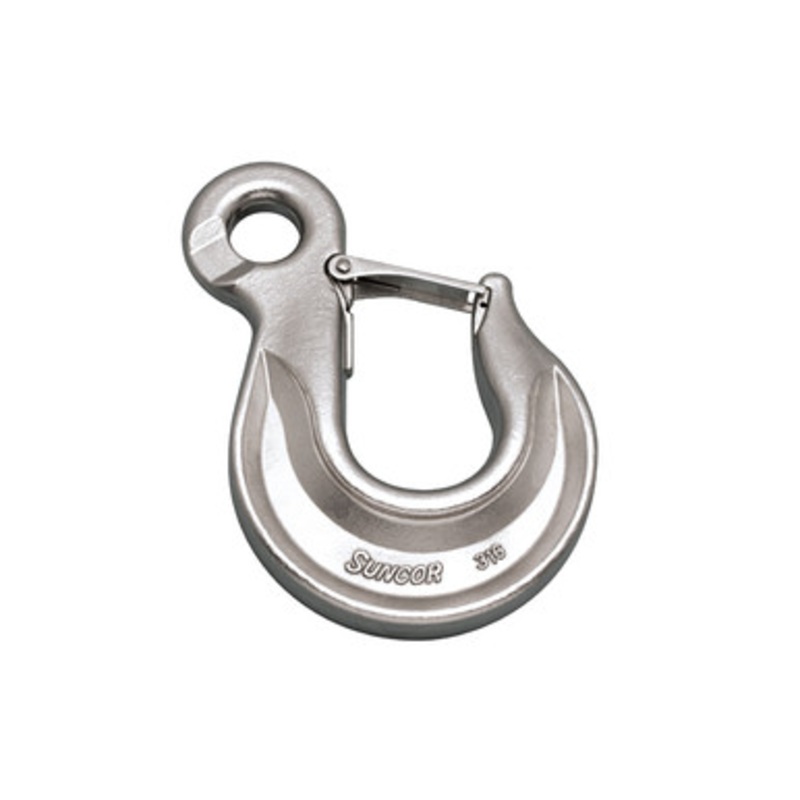 Suncor - 1 Eye Slip Hook 316 Stainless Steel