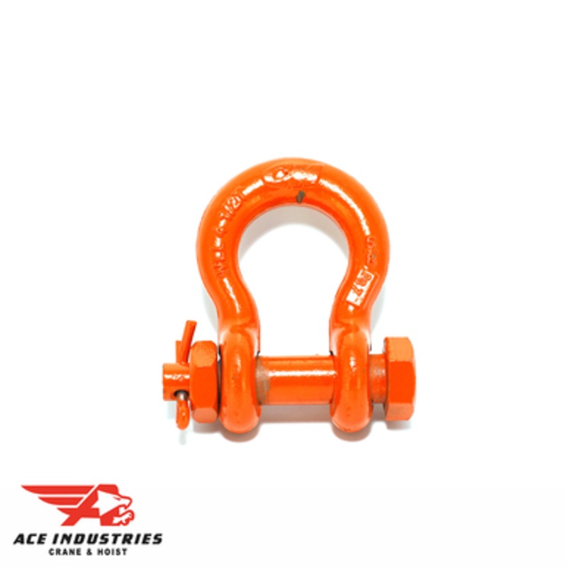 CM 4-1/2 Ton Carbon 5/8 Safety Shackle w/Bolt, Nut & Cotter