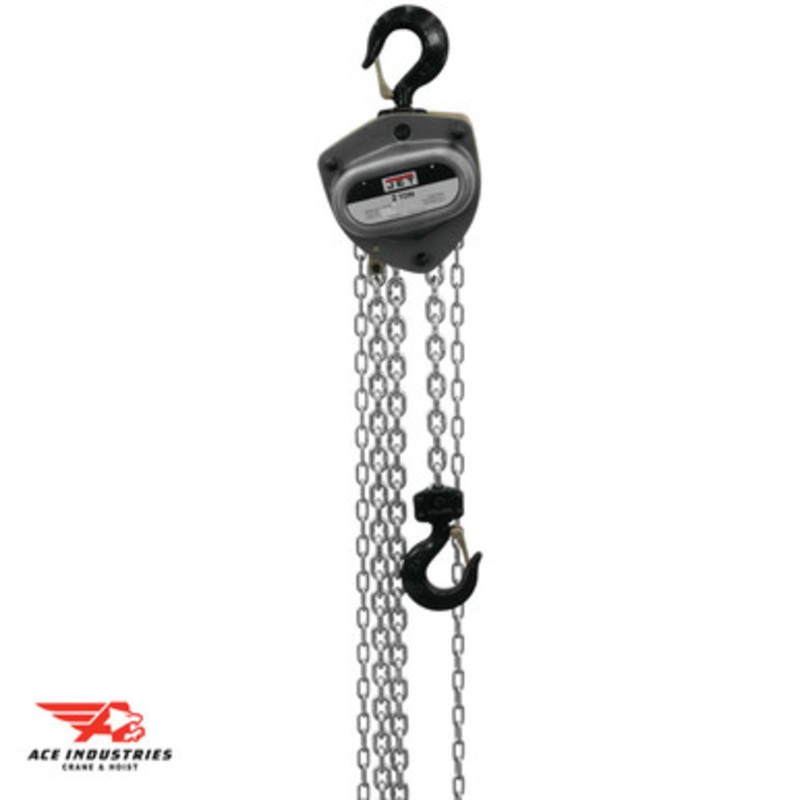 JET L-100, 2 Ton Hand Chain Hoist w/Overload Protection