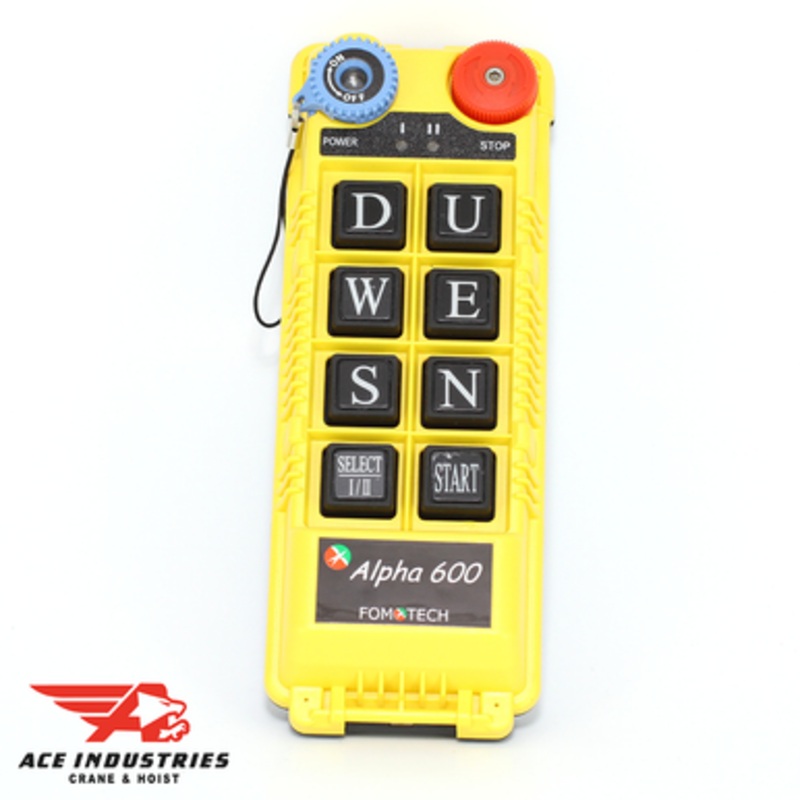 Fomotech Alpha 600 Series, 7 Button Radio Replacement Remote Control 607BTTR