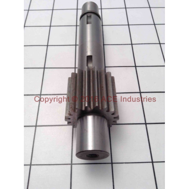 Shaft and Integral Pinion - Load Brake 18 Teeth (6923)