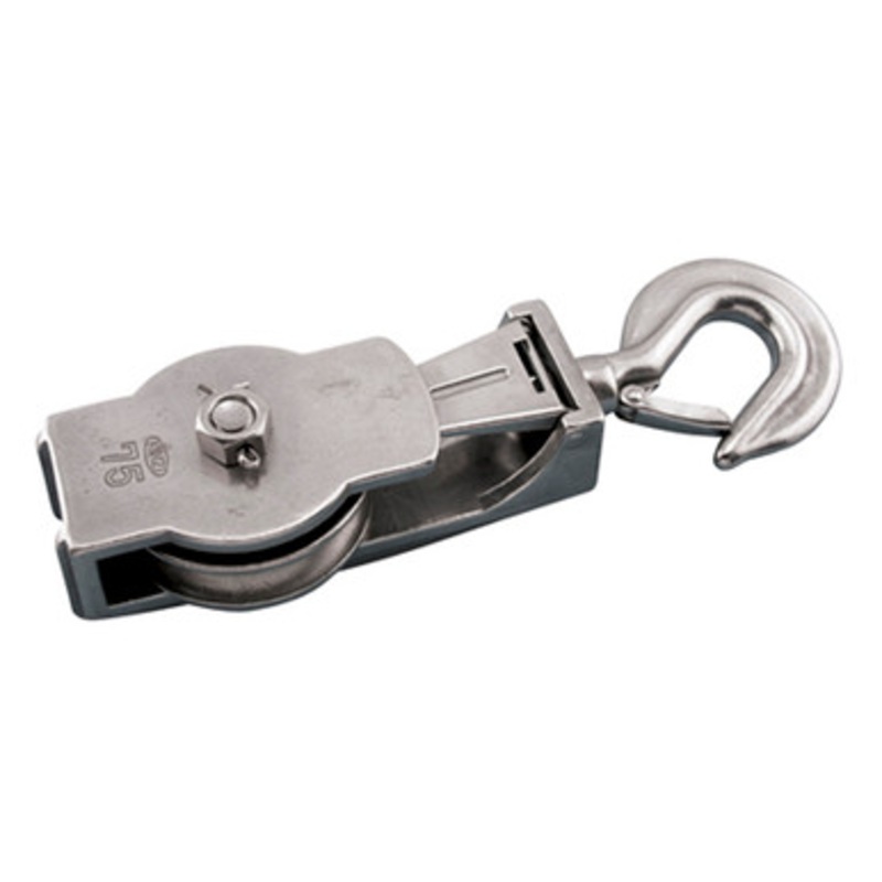Suncor - 3 Seine Block with Hook 316 Stainless Steel