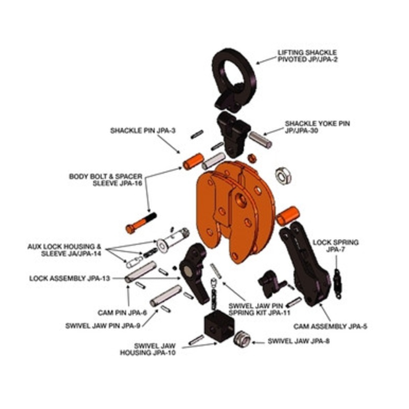 J.C. Renfroe Model J Series 2 Ton Rebuild/Repair Kit
