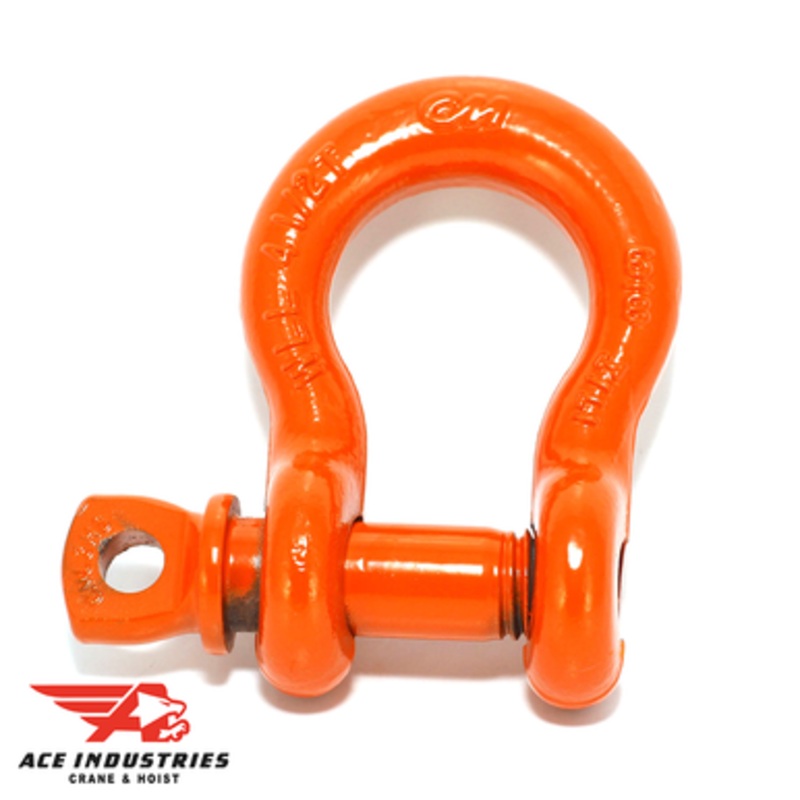 CM 4-1/2 Ton Carbon, 5/8 Shackle w/Screw Pin Anchor