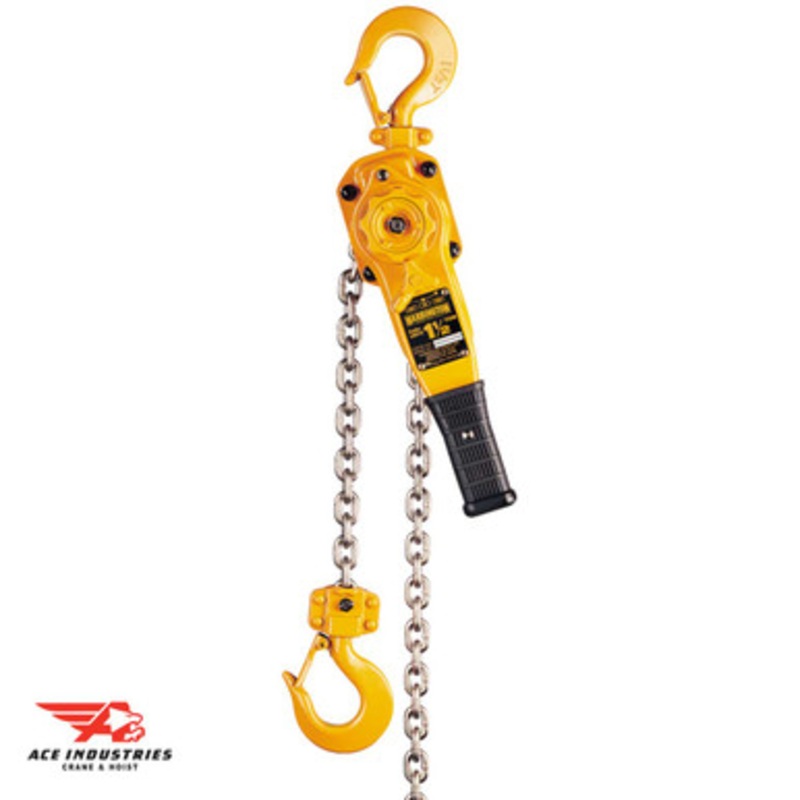 Harrington LB 1-1/2 Ton Lever Hoist, Come Along