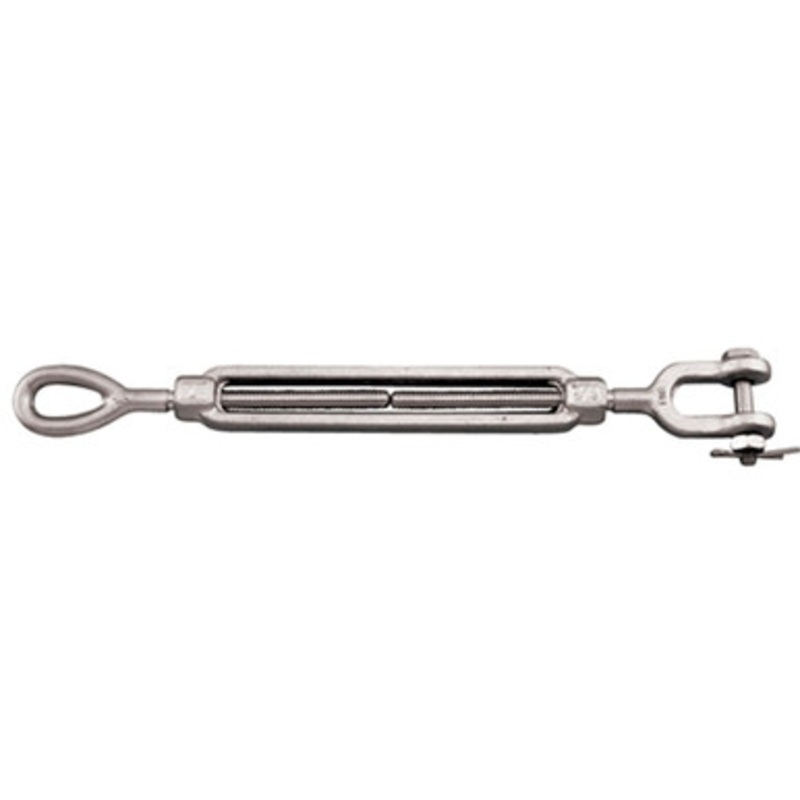Suncor - 1/2 X 6 Forged Jaw & Eye Turnbuckle 316-NM Stainless Steel