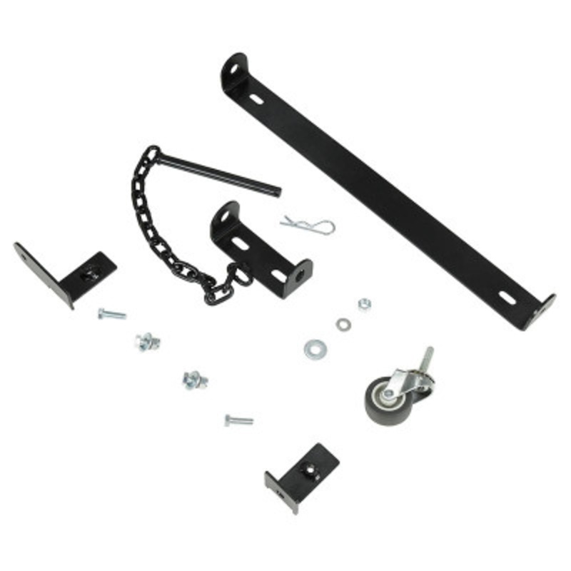 Wall Mount Kit For Aluminum Expand-A-Gate Models, Black