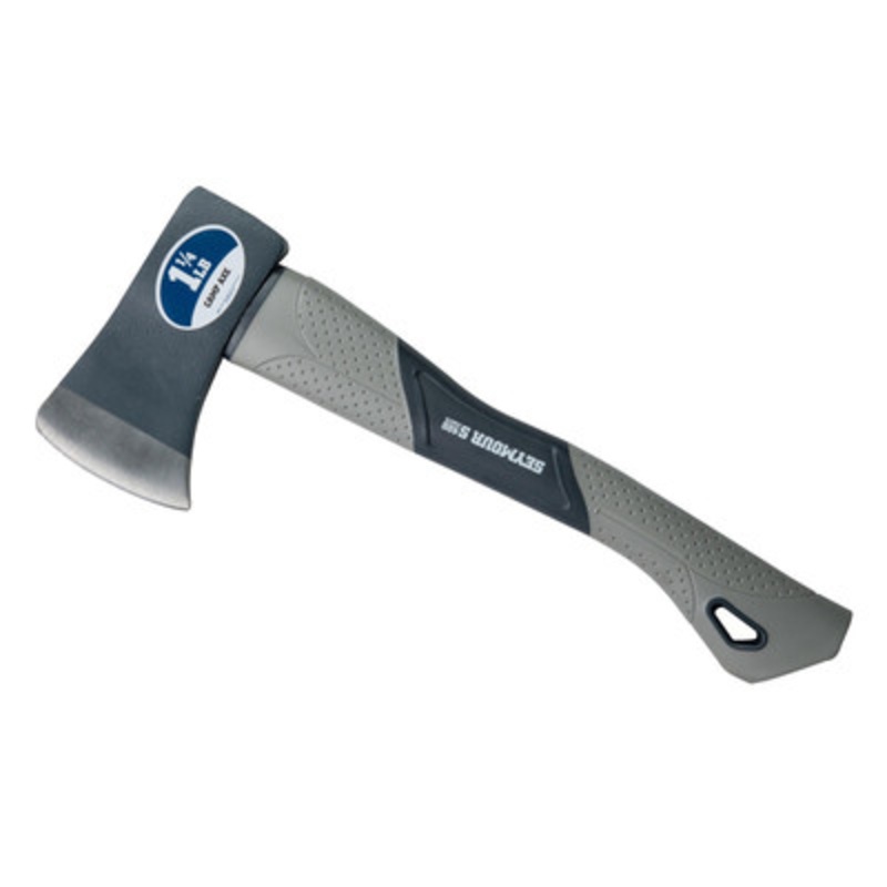 1.25lb Camp Axe with Cushion Grip, 16in Fiberglass Handle