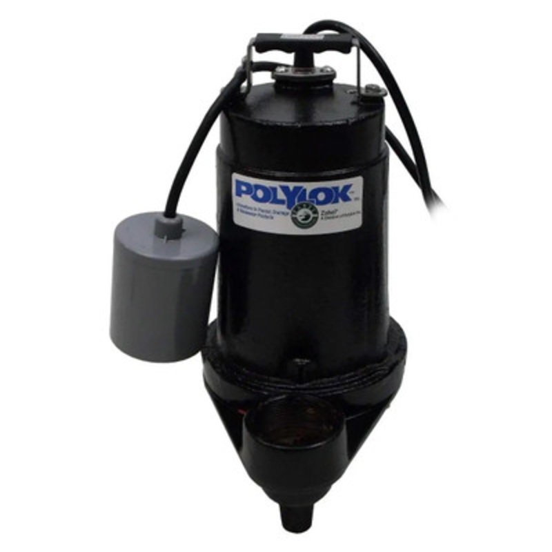 0.5HP Sewage Pump, 20ft Cable PBF, 115V