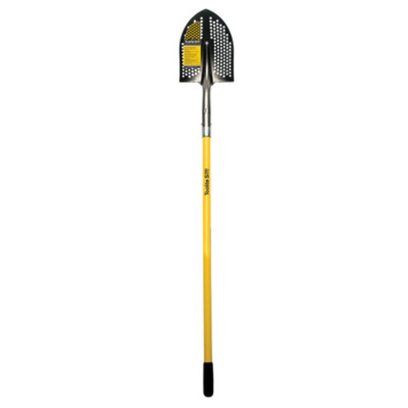 #2 Round Point Shovel, 48in Yellow Fiberglass Handle
