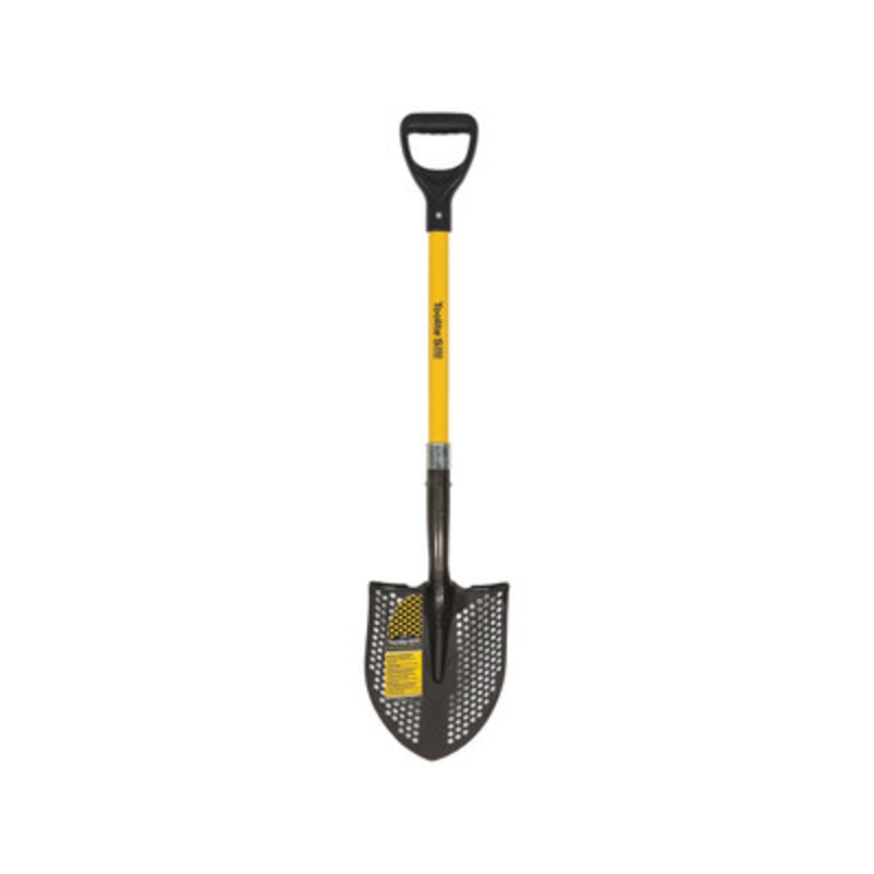 #2 Round Point Shovel, 29in Yellow D-Grip Handle
