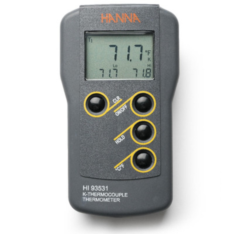 0.1 Resolution K-Type Thermocouple Thermometer High/Low