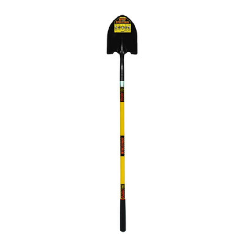#2 Round Point with Front Turn Step Closed Back, 48in Handle