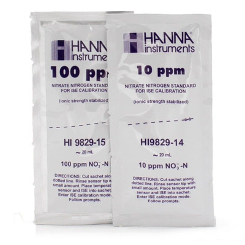 10 ppm and 100 ppm Nitrate (as N) Calibration Stand