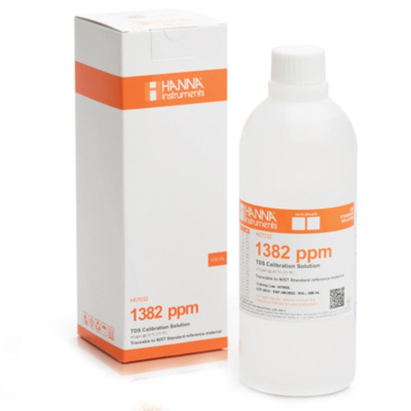 1382 mg/L (ppm) TDS Calibration Solution (500mL)