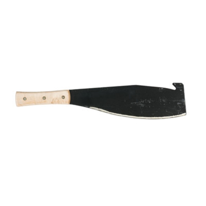 13in Steel Cane Knife, Hardwood Handle