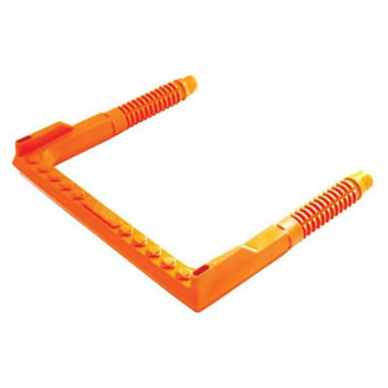 10in Dry Cast Double Face Manhole Step, Orange (25/Ct)