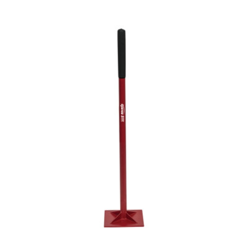 10in x 10in Tamper, 1/4in Steel Base Plate, 48in Handle