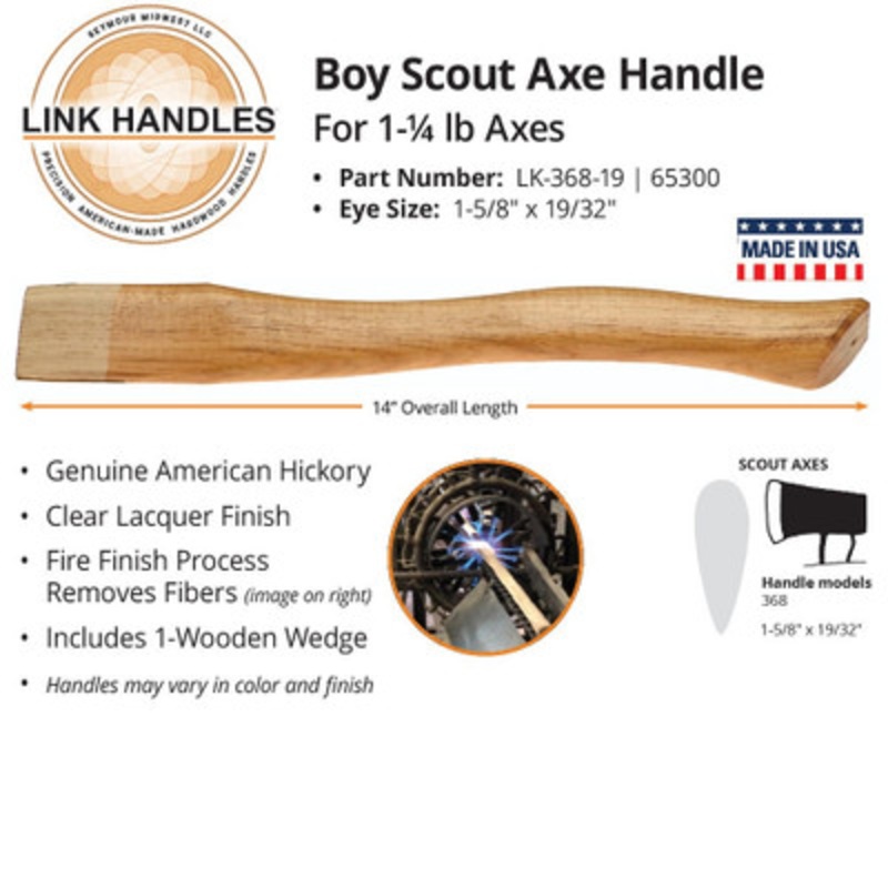 14in Boy Scout Axe Handles for 1-1/4 Lb. Axes