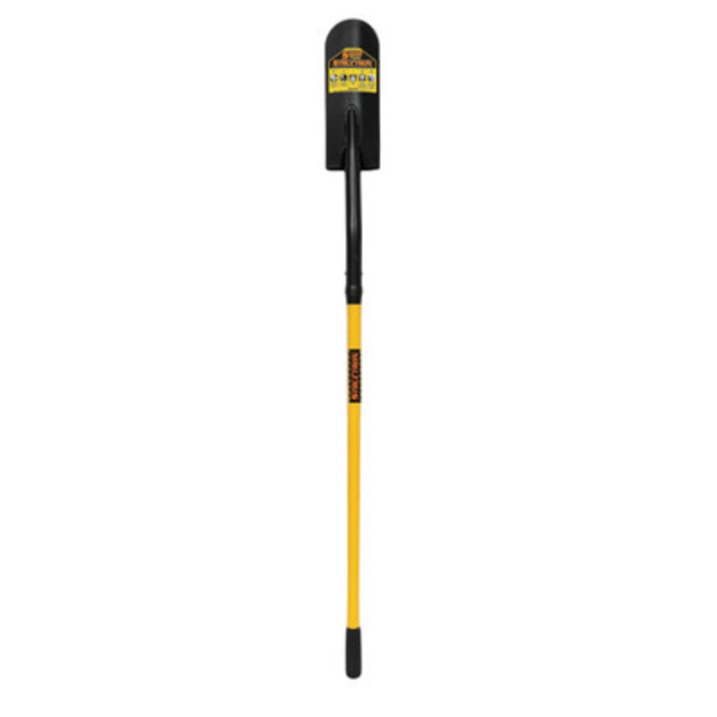 14in Drain Spade, Front Turn Step Closed Back, 48in Handle