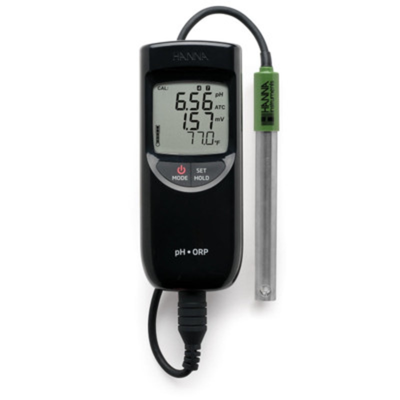 Waterproof pH/ORP/Temperature Meter with Sensor Check