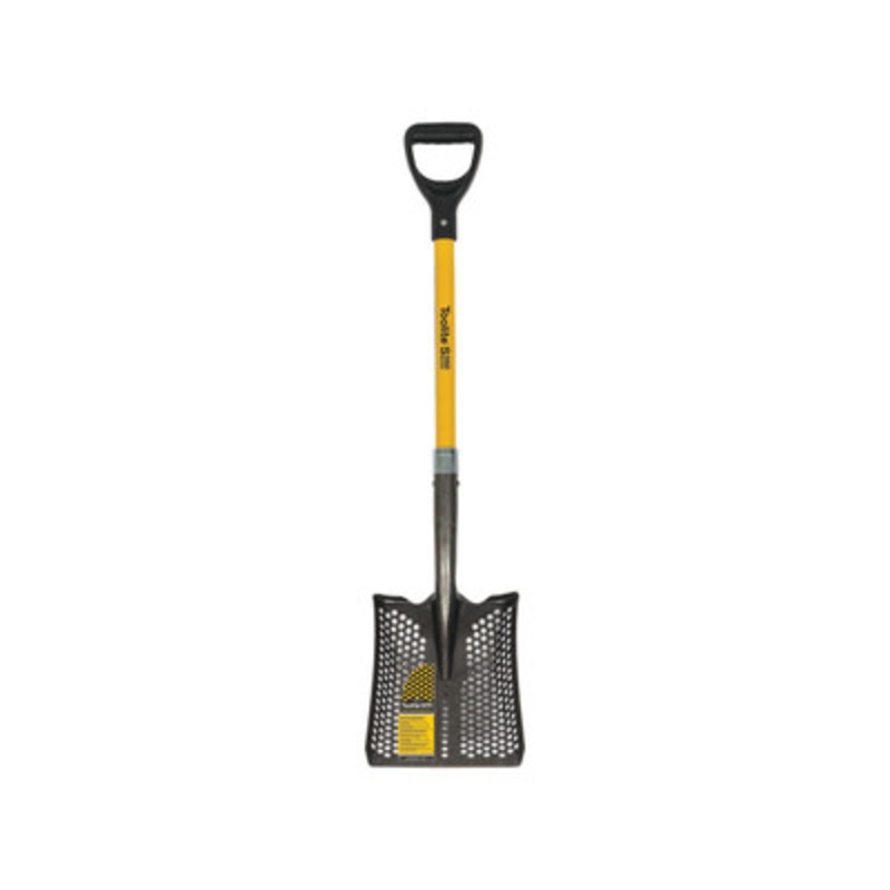 #2 Square Point Shovel, 29in Yellow D-Grip Handle