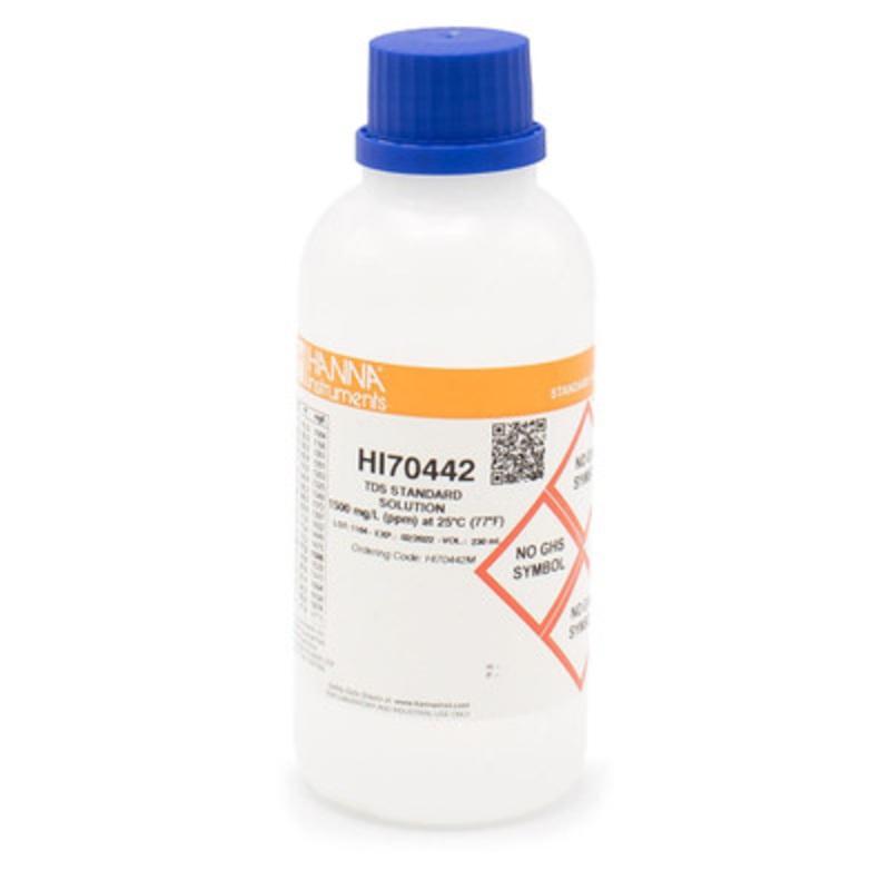 1500 mg/L (ppm) TDS Calibration Solution (230 mL)