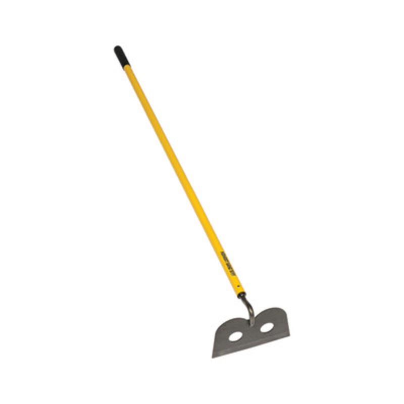 10in Mortar Hoe, 60in Red Aluminum Handle