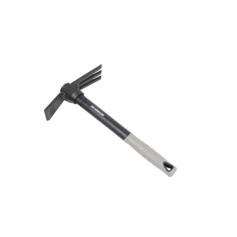 1.5lb Tiller Mattock, Fiberglass, Cushion Grip, 16in Handle