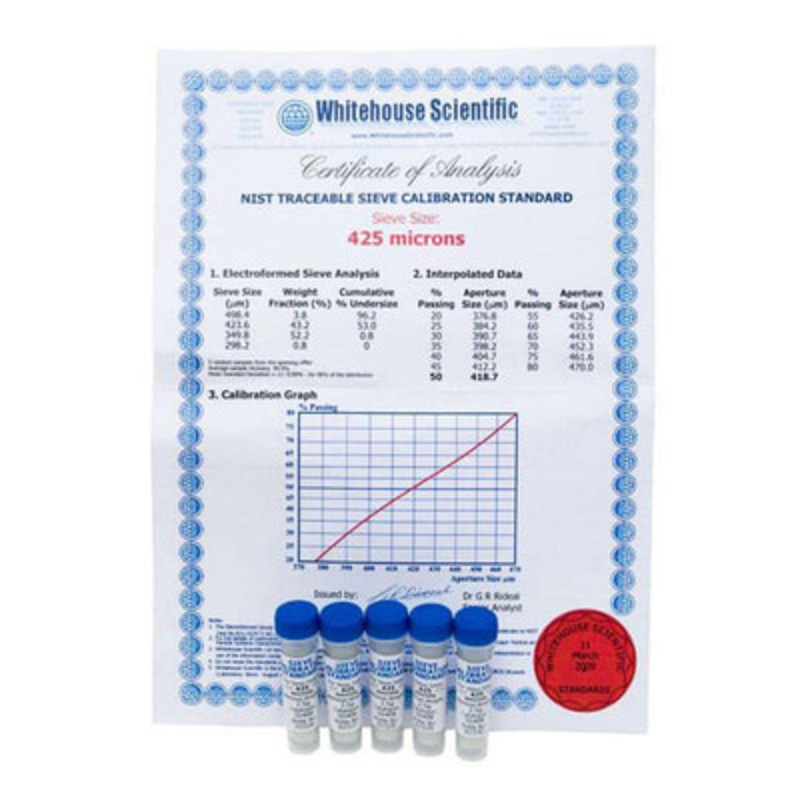 Whitehouse Sieve Standards No.40 (425 micrometer)