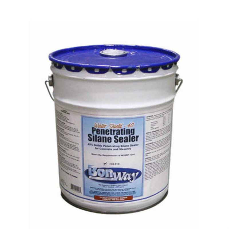 Water Shield 40 Penetrating Concrete Sealer, Low Voc, 5 Gallon