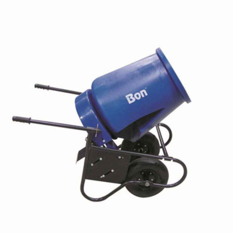 Wheelbarrow Mixer, 2 Cu Ft .5 HP Electric 115V