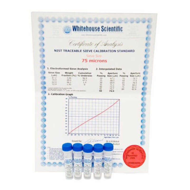 Whitehouse Sieve Standards No.200 (75 micrometer)