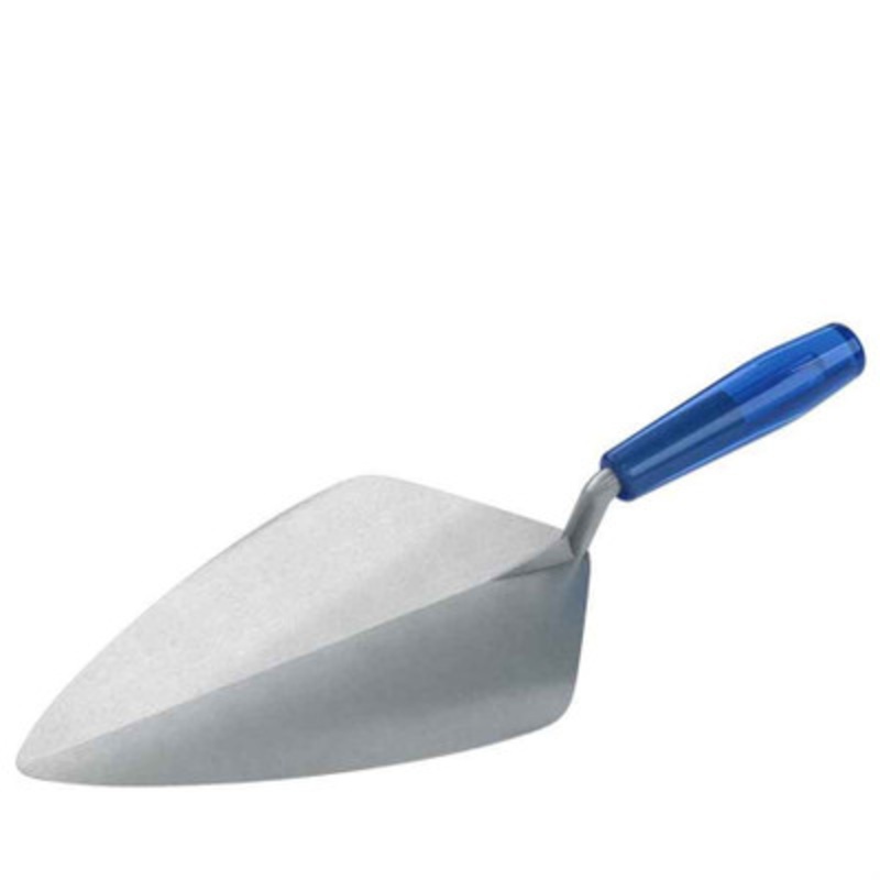 Wide London Forged Steel Brick Trowel, 11in, Plastic Handle
