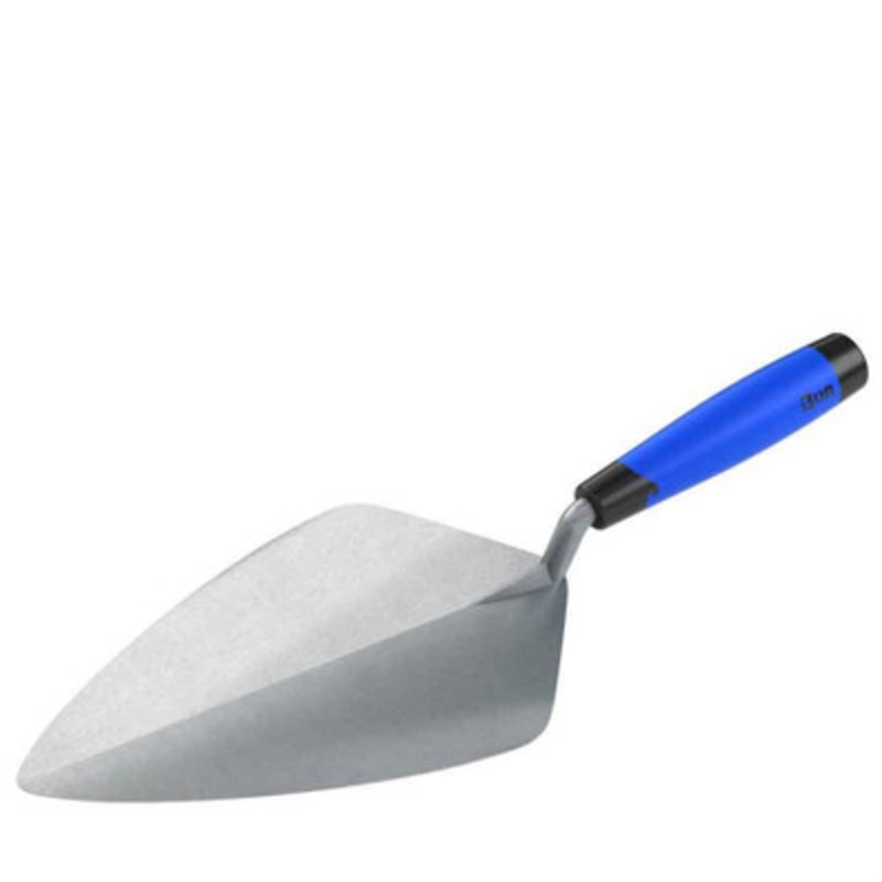 Wide London Forged Steel Brick Trowel, 11in, Comfort Handle