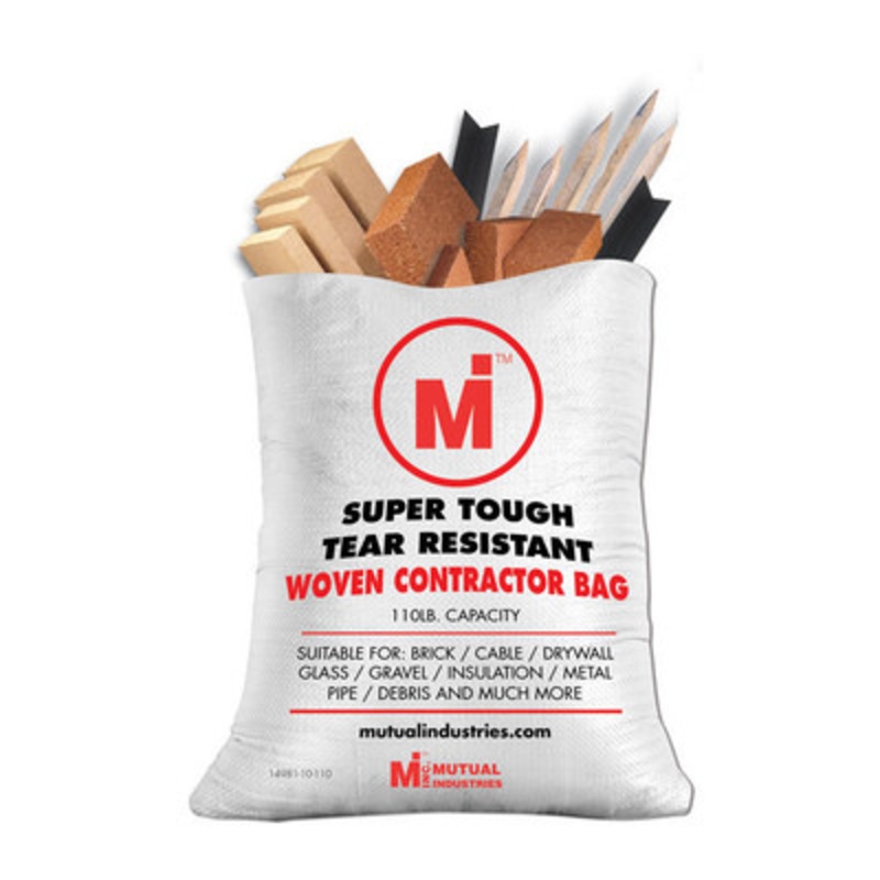 Woven Contractor Bag, 110lb, 42 Gallons, Tear Resistant (20/Box)