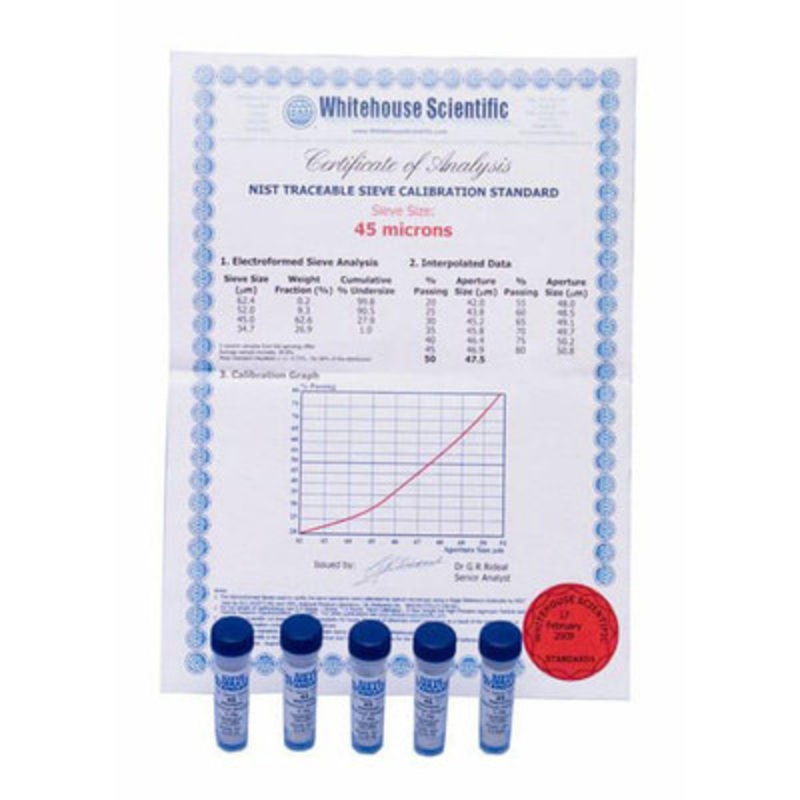 Whitehouse Sieve Standards No.325 (45 micrometer)