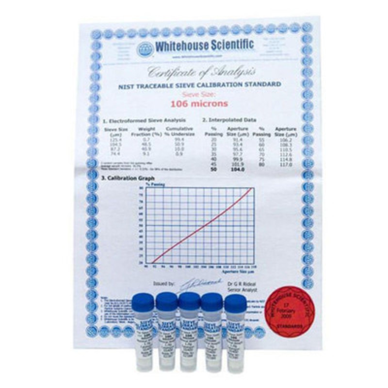 Whitehouse Sieve Standards No.140 (106 micrometer)